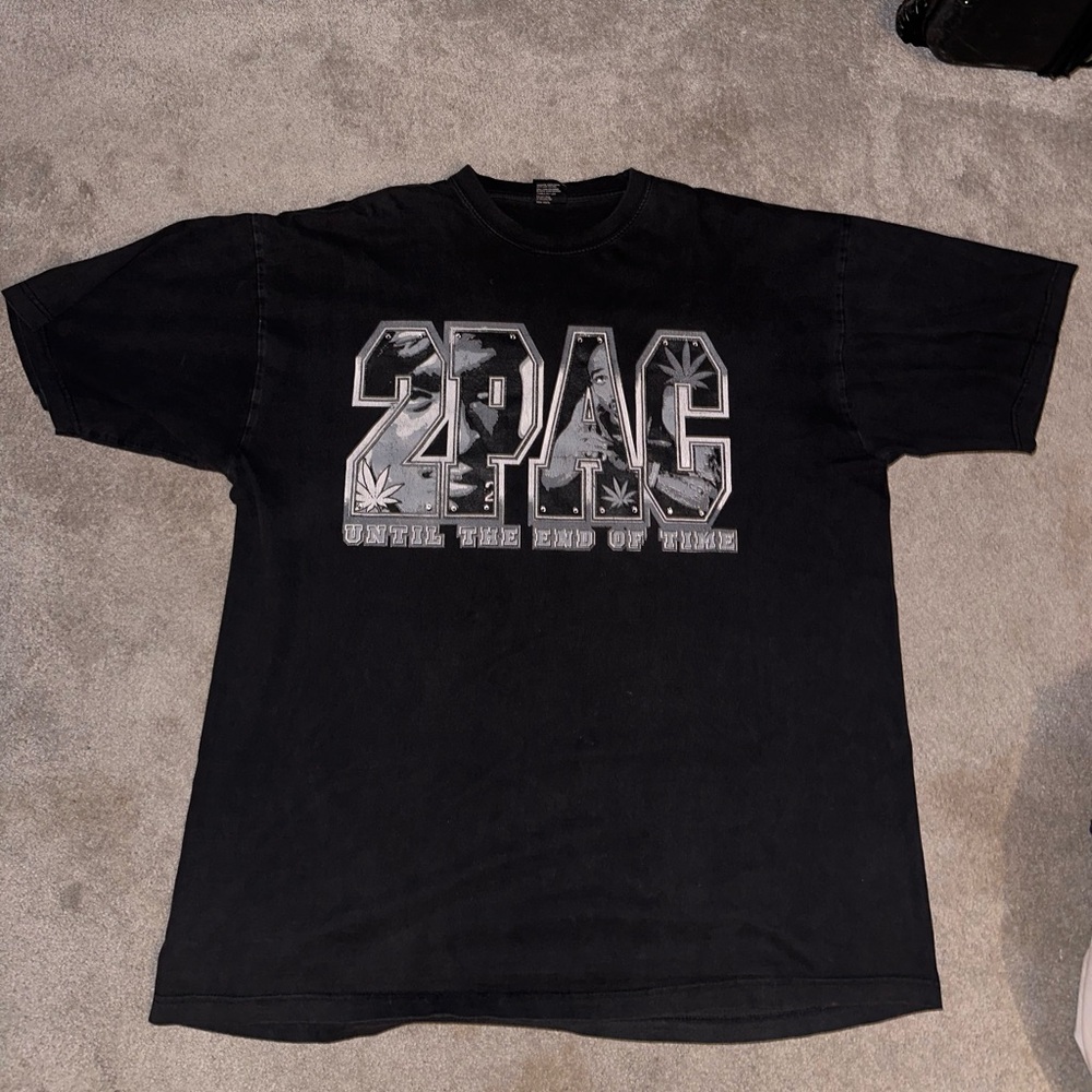 2PAC Black Graphic Tee